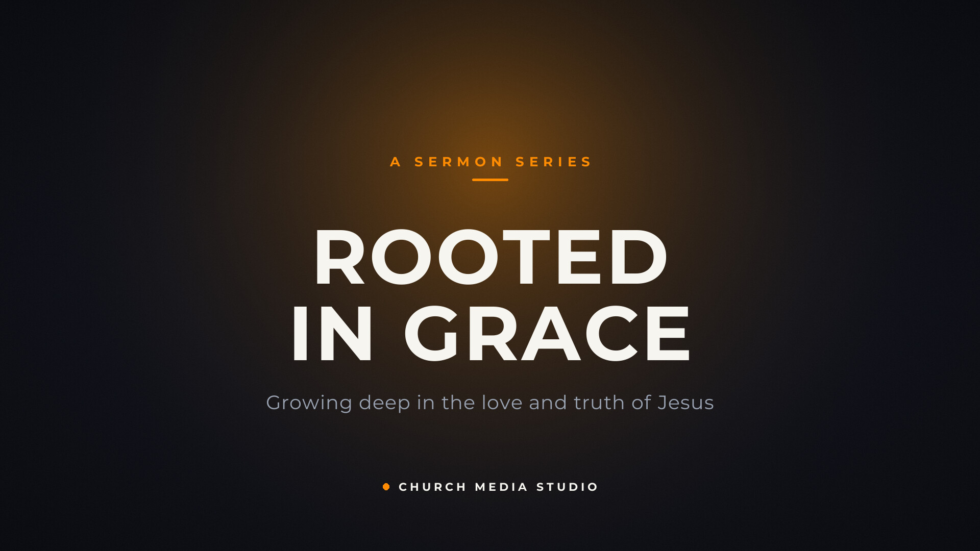 Free sermon slide template — title